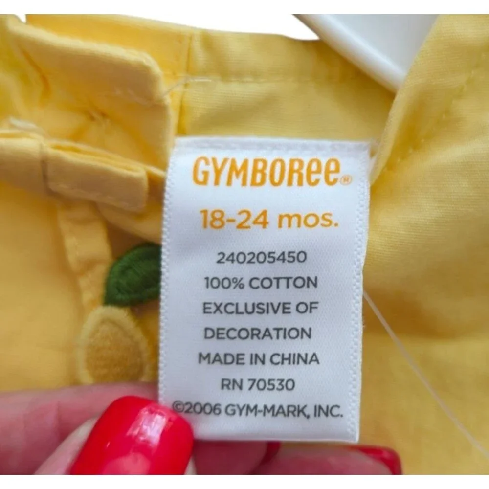 Gymboree vintage lemon